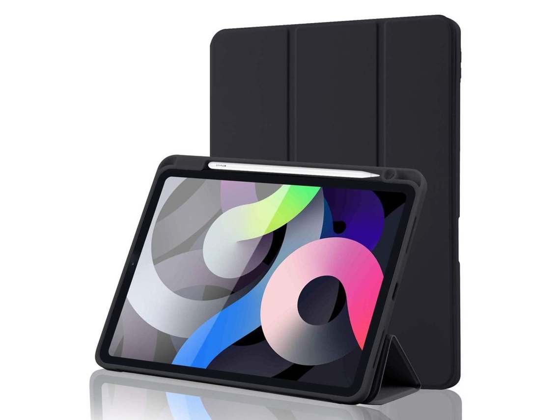 Funda Smartcase Tech protect para Ipad 10.9 2022 Preta com Função de Acordar e Dormir