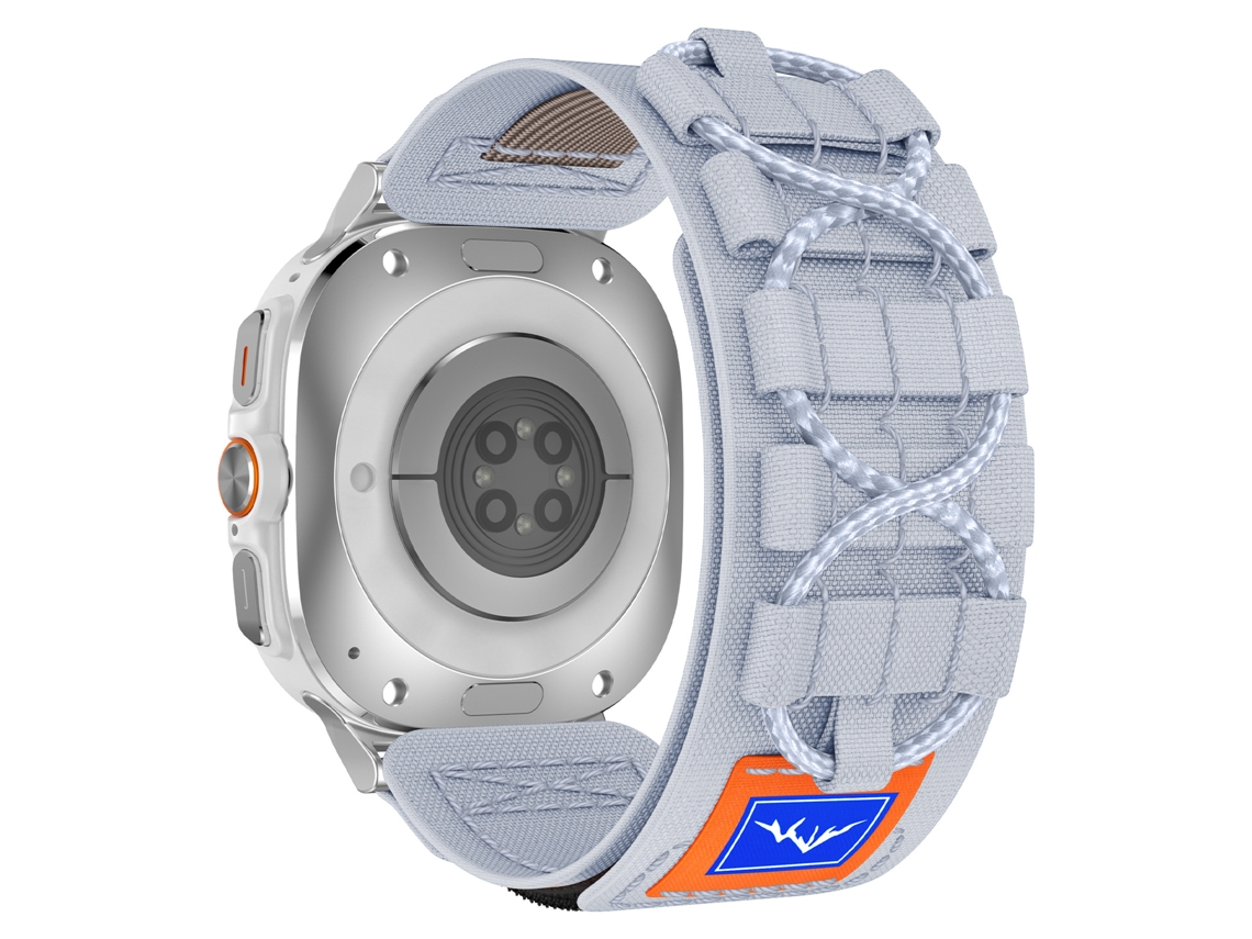 Bracelete para Samsung Galaxy Watch Ultra 47mm Cinza Prateado XIAOMOYU