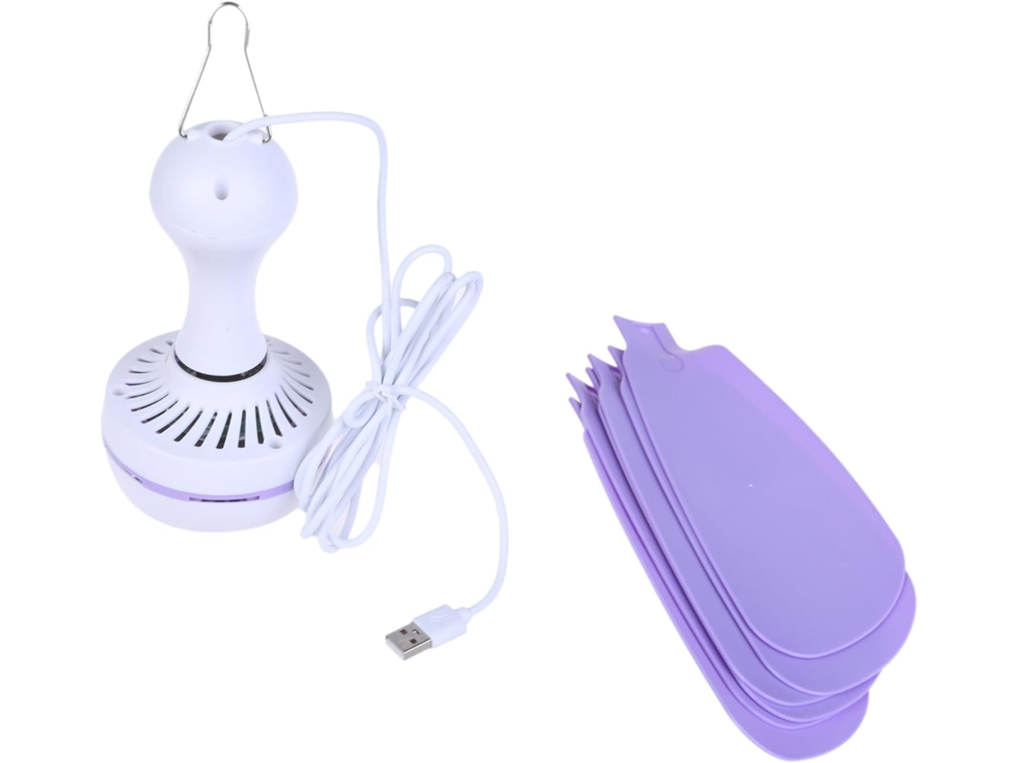 Ventilador De Teto Usb Dc5v Com 6 Pás Para Circulação Ar Eficiente Em