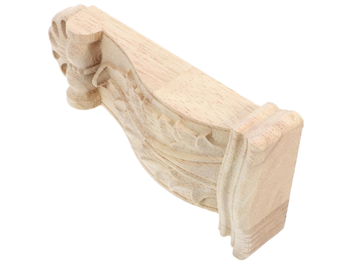 Suporte Para Coluna Romana Esculpida Em Madeira Maciça Para Decoração De Interiores.