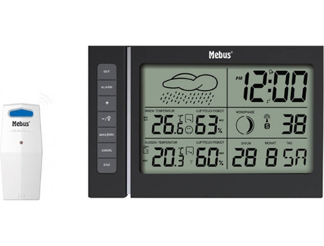 Estação meteorológica digital MEBUS 40345
