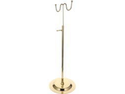 Cabideiro Ferro Dourado Pendurar Malas Suporte Ajustável Capacidade Carga Resistência Desgaste Ideal GOKOCO