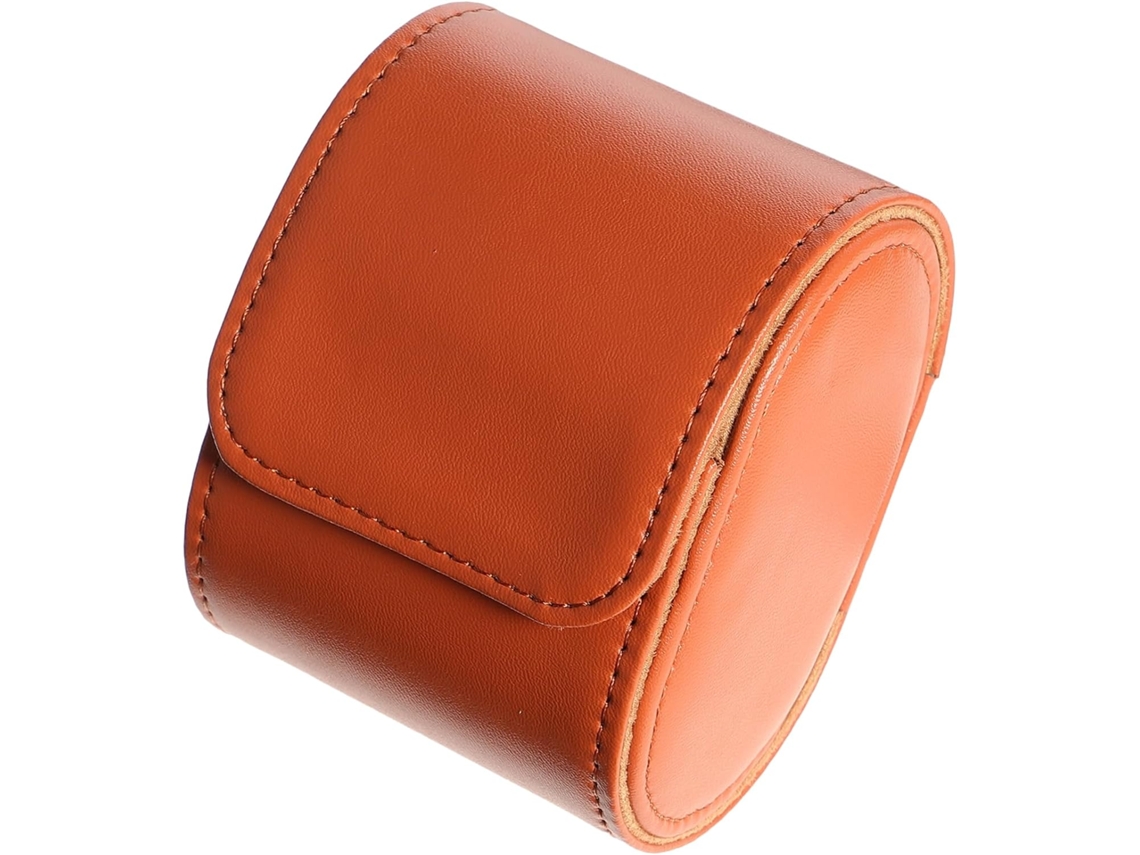 Estojo Para Relógio Em Couro Pu, Portátil, Acessório Prático E Elegante Para Homens E Mulheres.