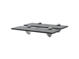Floating Shelf, Floating Shelves Vidaxl Preto Vidro (30 X 10 Cm)