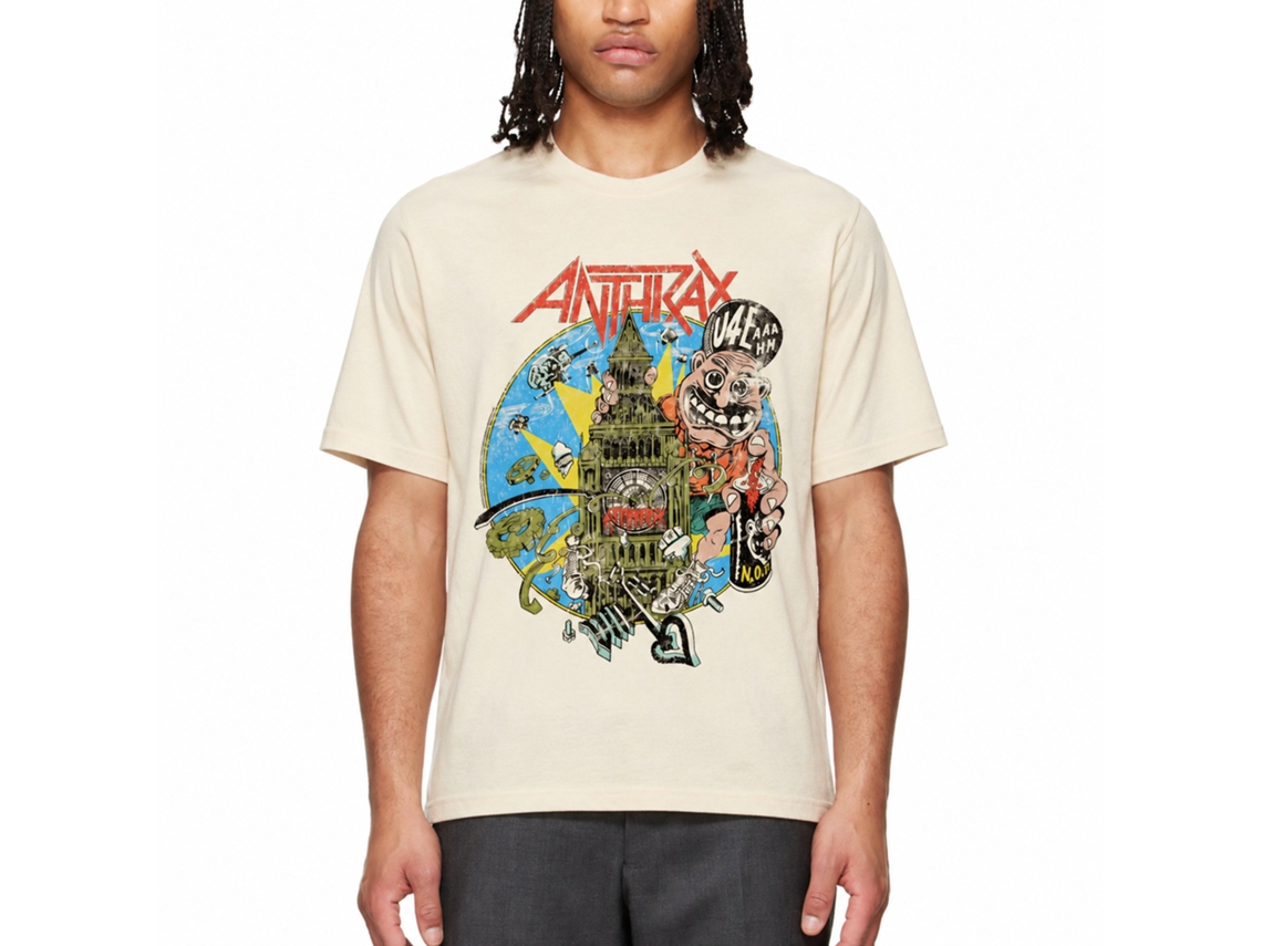 Anthrax London T-shirt Unisex Adults Size:xxl