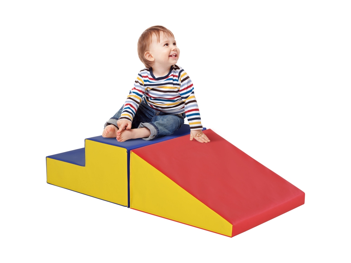 Curso de Habilidades Motoras Brinquedos Modulares para Escalada para Bebês 2 Tijolos Gigantes de Espuma 50 X 50 X 25 Cm Multicoloridos Ge