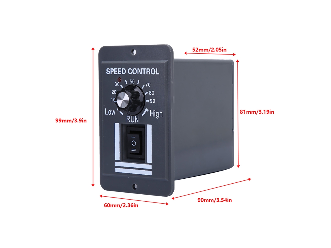 Controlador De Velocidade Para Motor Dc Laxiscreed Com Regulação Pwm E Função De Inversão De Marcha