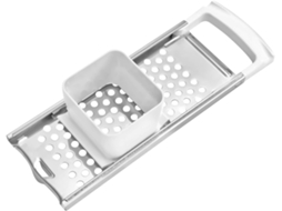 Ralador Inox Cozinha, Utensílio Armazenamento DUREFORWARD
