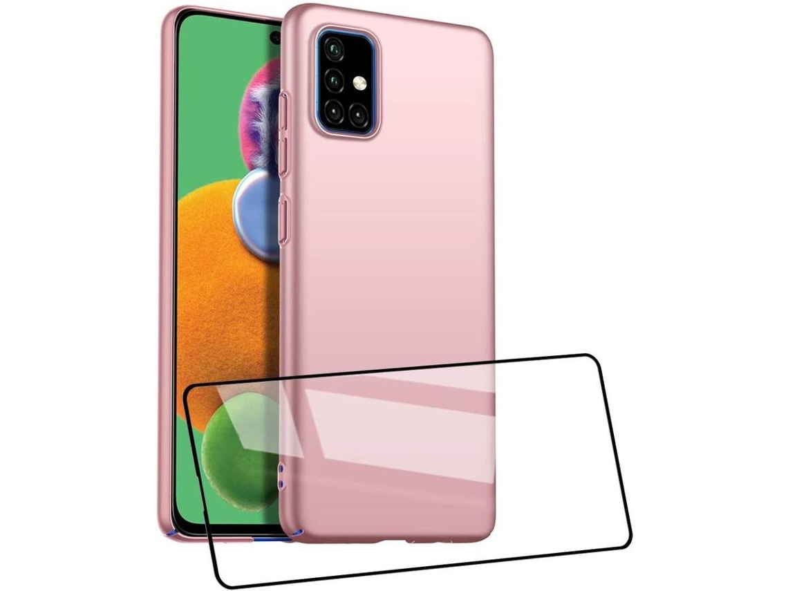 Capa Samsung Galaxy A71 HONGWE. Rosa