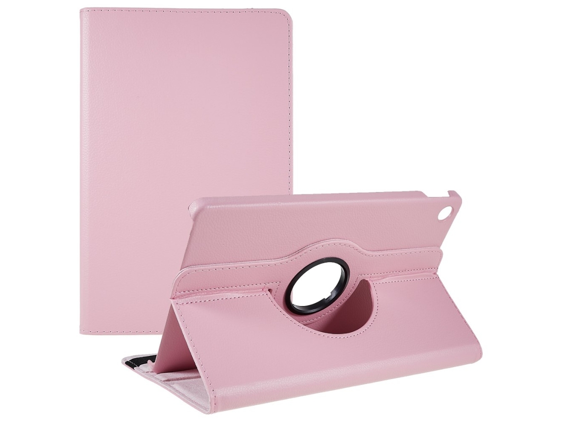 Capa Lenovo Tab M10 Plus 10,6" (gen 3) 360 Litchi, Rosa