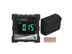 Calibrador Digital De Ângulo 4x90 Graus Nível Eletrônico Lcd Tela Retroiluminada Ip54 Inclinômetro Digital