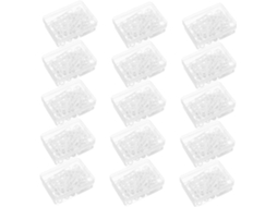 Conjunto Aboofan com 750 clipes de metal para documentos e arquivos, clipes resistentes para marcadores de papel, Ideais