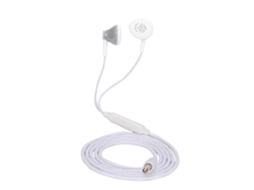 Fones de ouvido intra auriculares com fio controle na linha EOOCOO