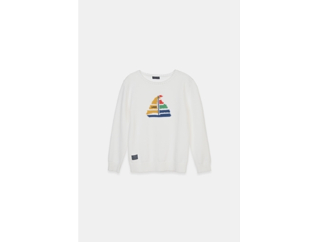 Camisola de Criança LANIDOR KIDS Algodão Branco (2)