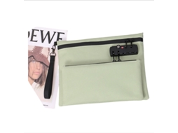 Bolsa Antifurto Com Senha Para Viagens, Armazenamento Seguro De Documentos. Verde