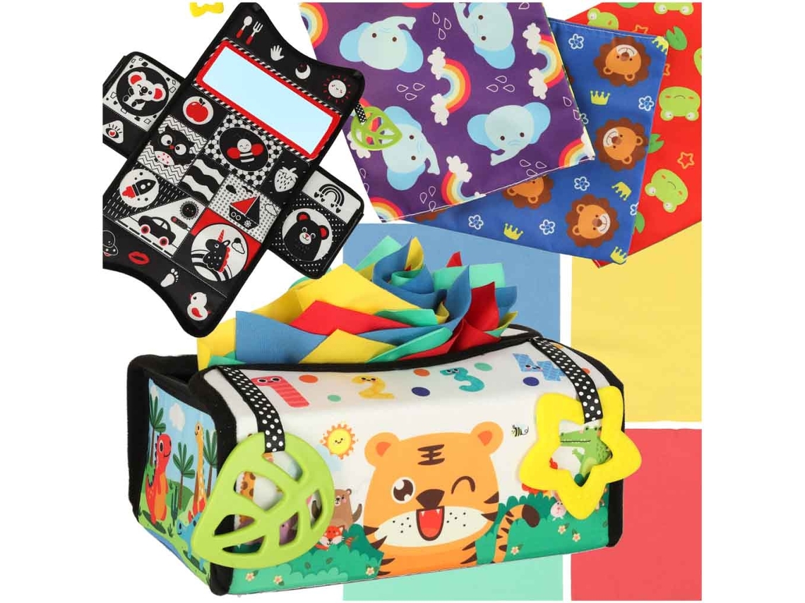 Tapete Para Caixa De Lenços De Papel Montessori 2 Em 1 Aquaforge