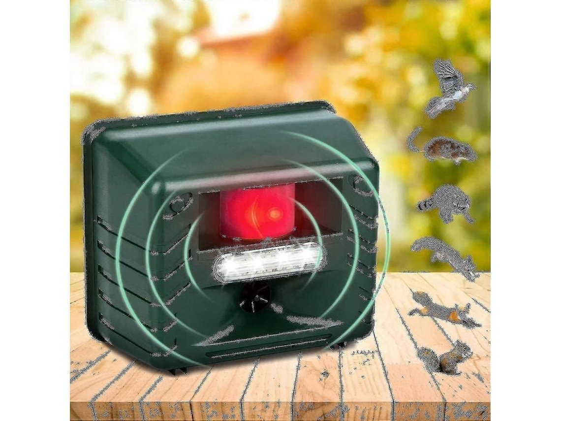 Repelente eletrônico de aves Fasst, para pombos, estorninos, gaviotas