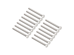 Parafusos Sextavados De Aço Inoxidável 304 Com Rosca M6 80 Mm, Pacote