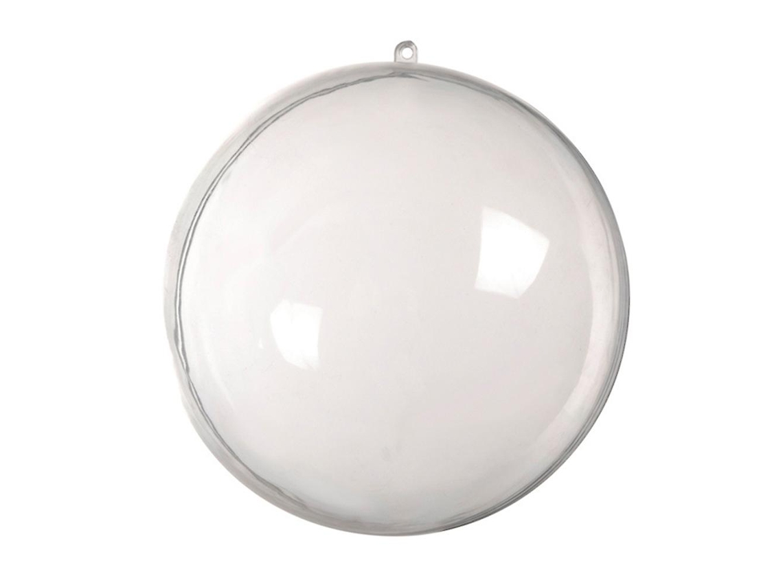 Conjunto De 5 Bolas De Natal Transparentes De Plstico, Enfeites Esfricos Para Rvore De Natal, Para Encher. Hengjian