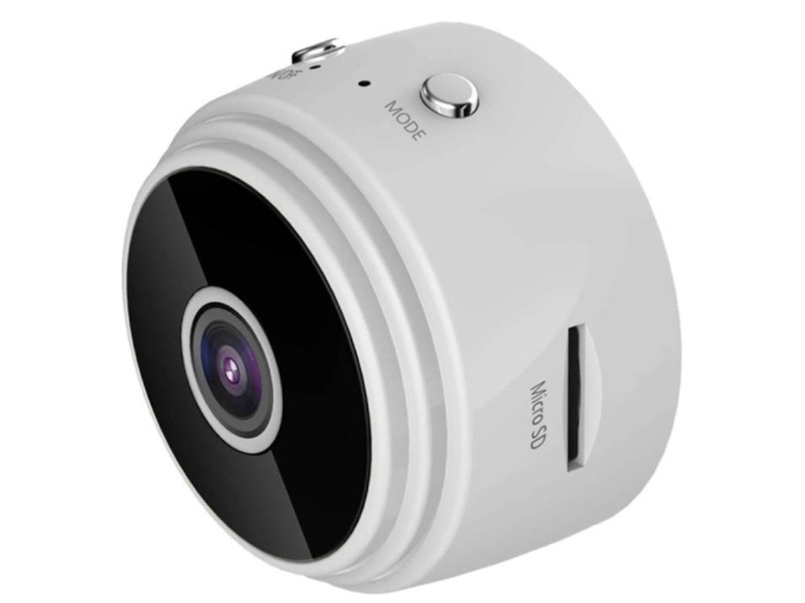 Mini Câmera Wifi A9 1080p Com Sensor (branco)