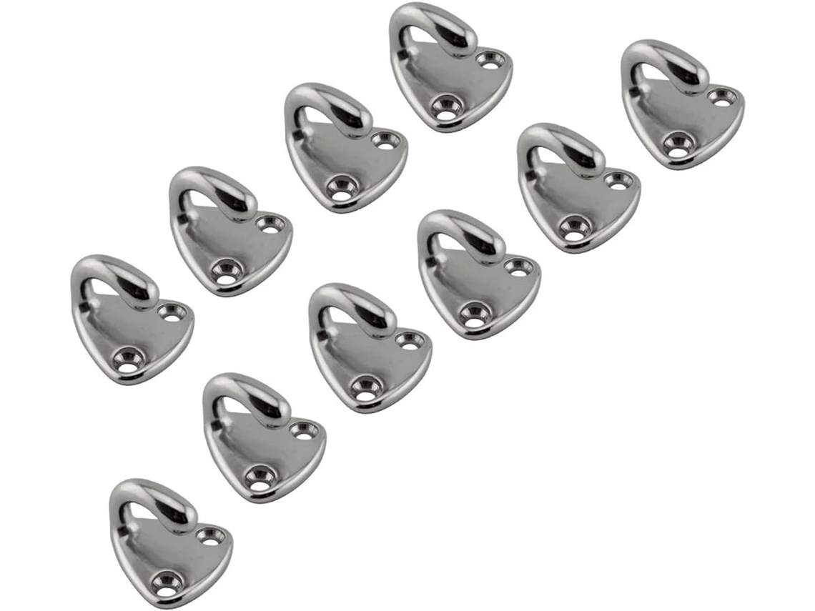 Crochê de Aço Inox SFUSHOS 10 peças