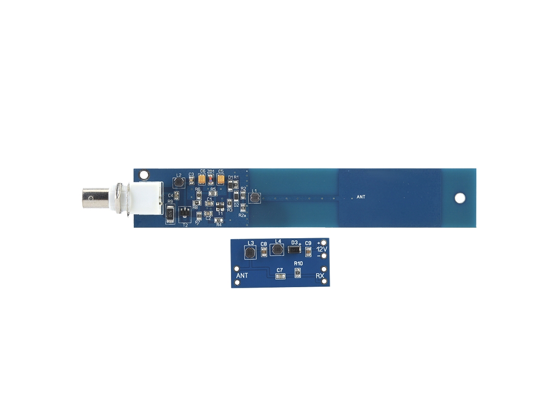 Módulo de placa de circuito impresso (PCB) de antena ativa para comunicação HF, LF e VLF.
