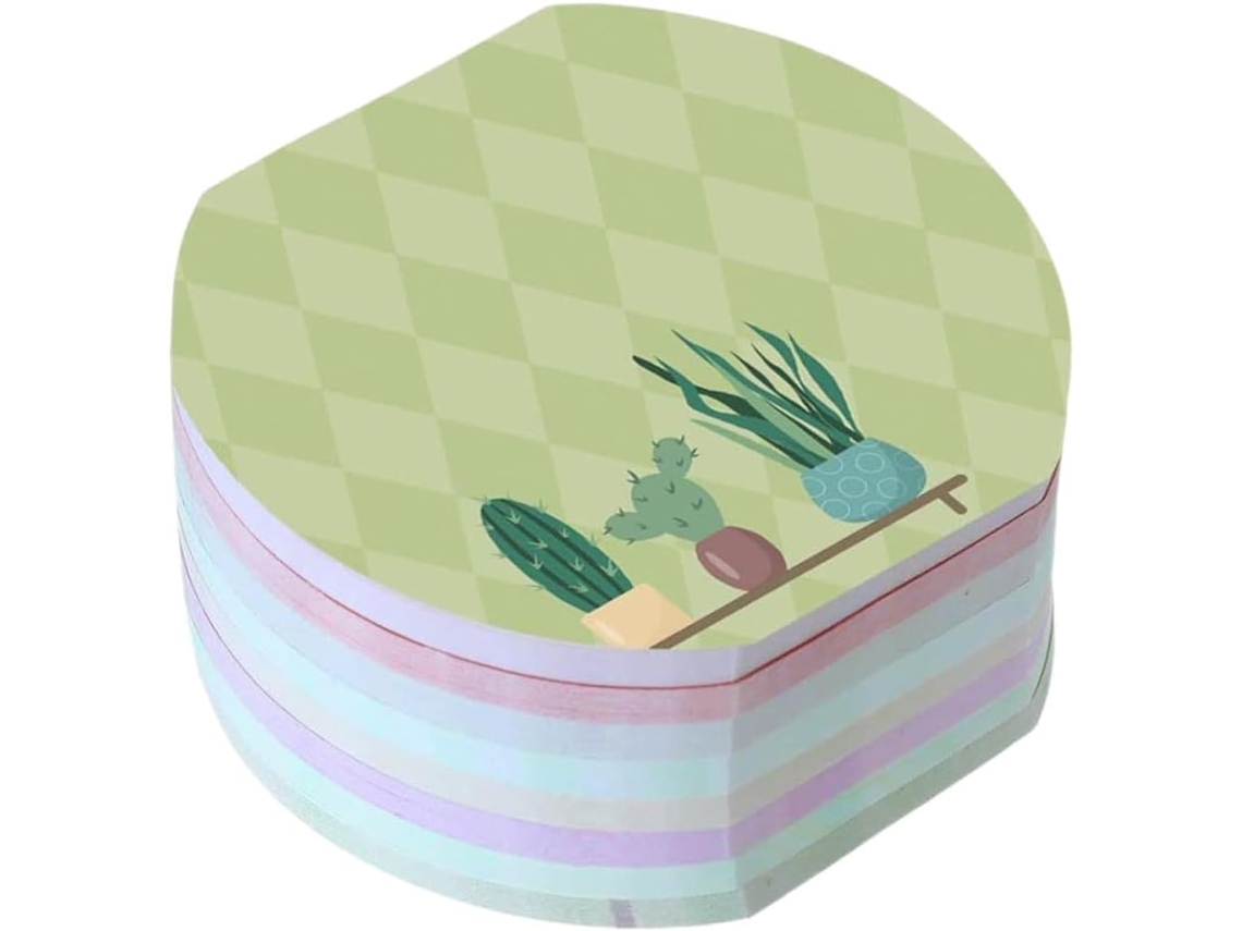 Conjunto De 8 Blocos De Notas Adesivas Com Tema De Plantas, Estilo Fofo, Ideais Para Casa, Escola E
