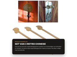 Bloco De Fixação Em Estilo Retro - 3 Unidades - Aço - Estilo Retro - Broche De Fixação - Mobiliário Para Casa - Broche De Fixação