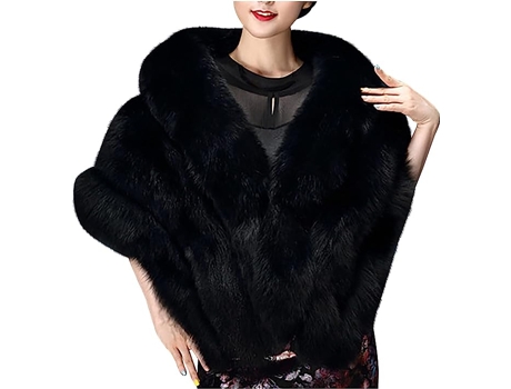 Cachecol WAX Poliéster Mulher (Preto)