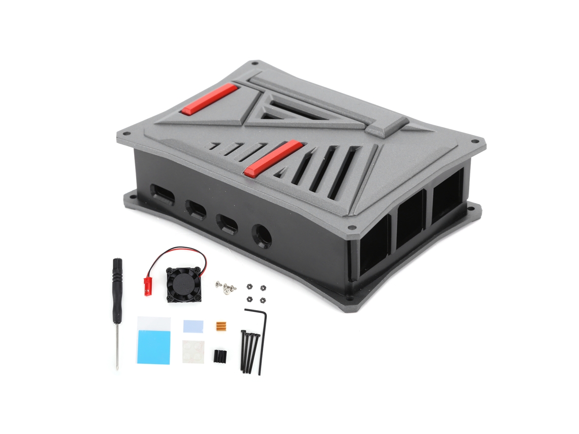 Capa De Proteção Com Módulo De Ventilador De Resfriamento Para Raspberry Pi 4b 1g 2g 4g