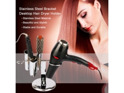 2026 suporte para Secador de Cabelo de Aço Inoxidável Estável para Mesa Multifuncional Lar Sala de Estar