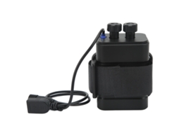 Caixa de Carregamento de Bateria 18650 Abs À Prova D'água 8.4v para 6 Baterias com Portas Usb Dc e Cabo | S/MARCA