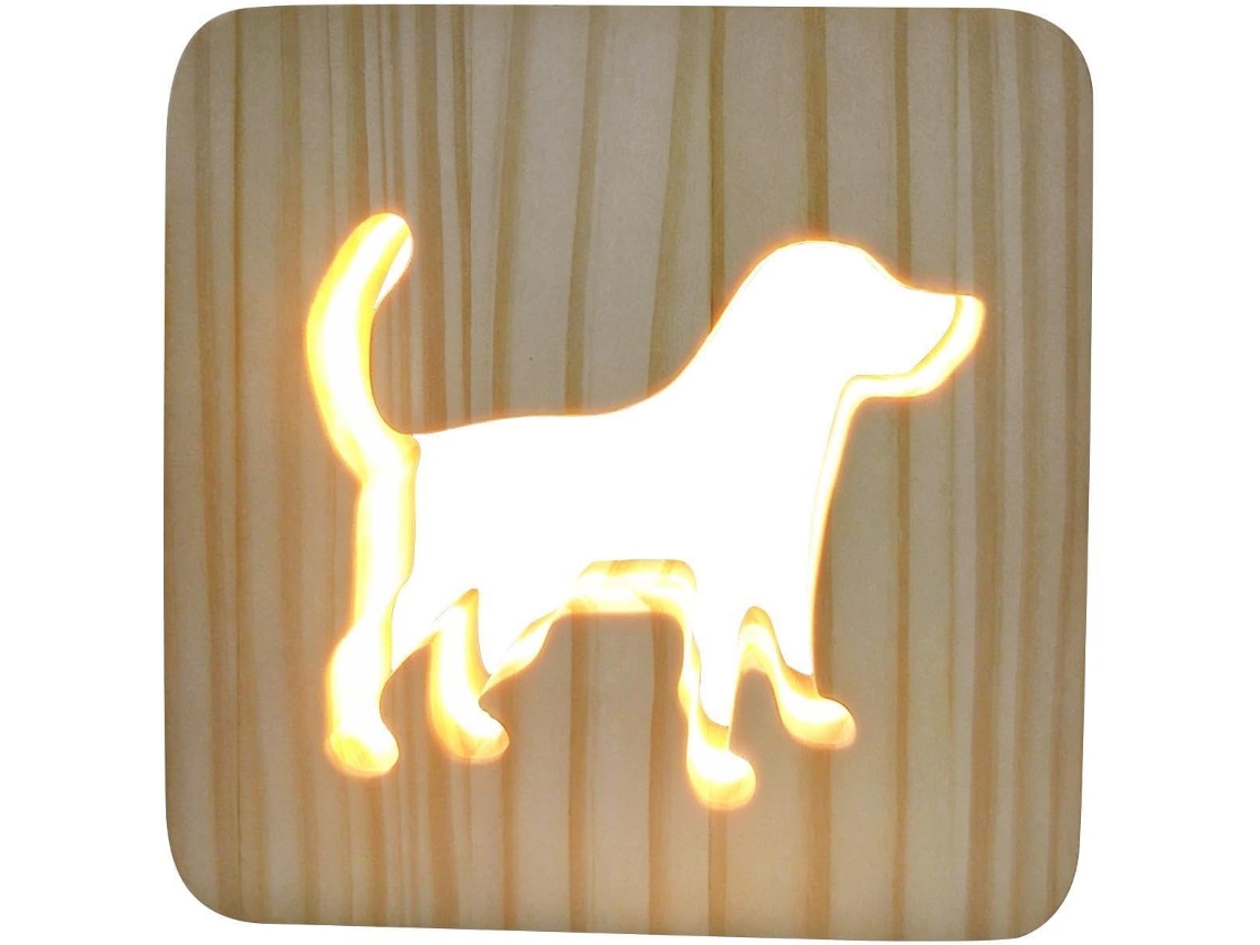 Luminária De Berçário, Fofa Com Decoração Cachorro.