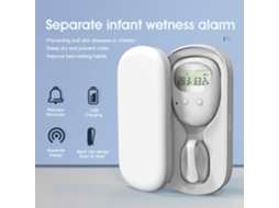 Alarme Sem Fio Para Enurese Noturna, Com Visor De Temperatura E Umidade, Som De 80db E Vibração, Dispositivo Recarregável Para Treinamento Do Des