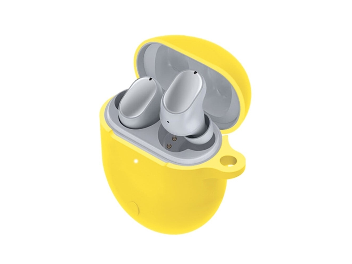 Capa De Silicone Para Poco Buds Pro Amarelo Brilvibera