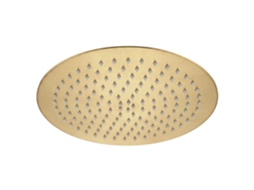 Chuveiro Redondo Rea Js-p014bg 30cm Brush Gold