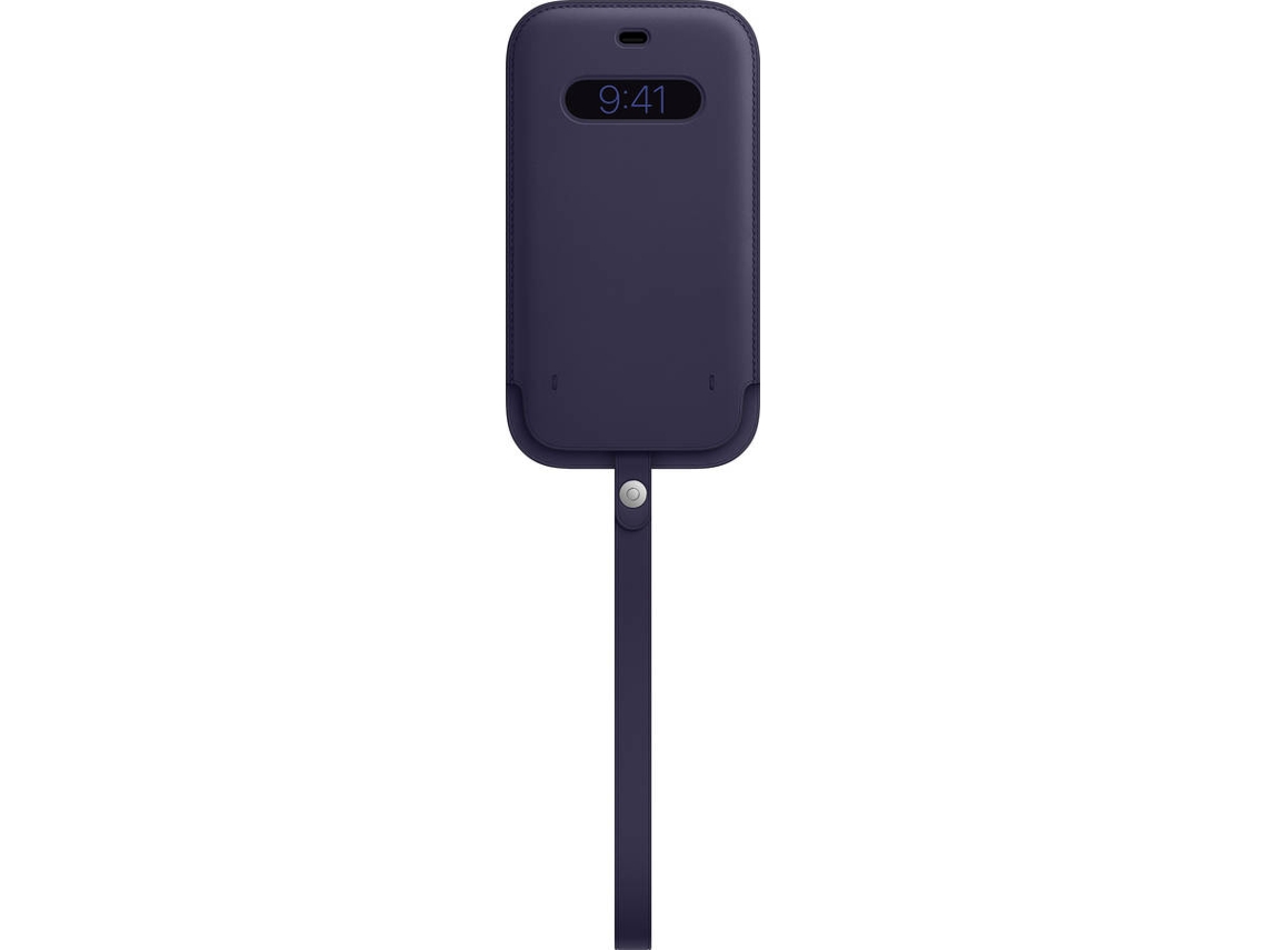 Bolsa em pele com MagSafe iPhone 12 Pro Max APPLE Violeta Profundo