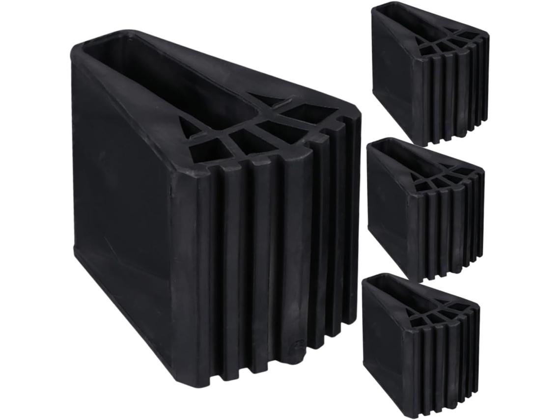 Conjunto De 4 Pés De Borracha Antiderrapantes Para Escada Telescópica E Escada De Mão.