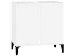Sink Cabinet, Sink Cabinets Vidaxl Branco Madeira Processada (n/a)