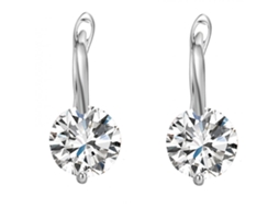 Brincos Pendentes Luxuosos Brilhantes