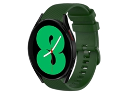 Pulseira De Silicone Xadrez De Cor Sólida Para Samsung Galaxy Watch4 (44 Mm X 20 Mm)