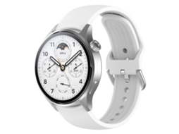 Bracelete de Smartwatch para Xiaomi Watch S2 22mm de silicone de cor sólida (branca)