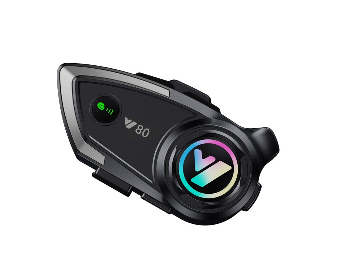 Auricular Bluetooth Para Capacete De Motocicleta Redução De Ruído Cvc Microfone Rígido