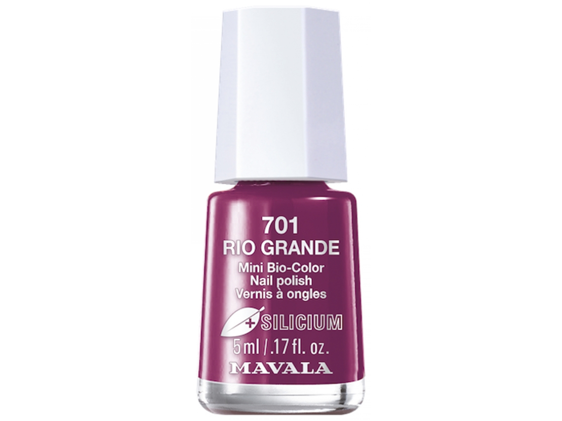 Mini Esmalte Bio Color com Silício 5 Ml Cor: Rio Grande MAVALA