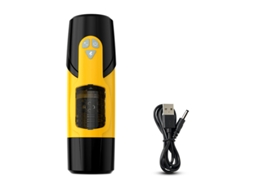 Masturbador Masculino Automtico, Copo Mastubador De Rotao Telescpica (amarelo)