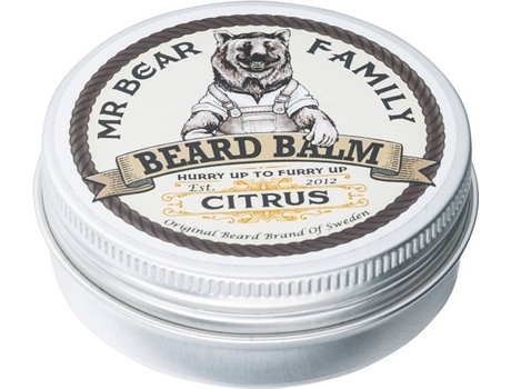 Bálsamo para a Barba MR BEAR Citrus Beard Balm (60ml)