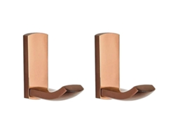 Ganchos De Latón Para Parede, Ganchos Para Banheiro E Cozinha, Ganchos Para Roupa E Toalha, Dourado Rosa, 2 Unidades