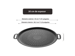 Assadeira MDUG redonda, antiaderente, 30cm