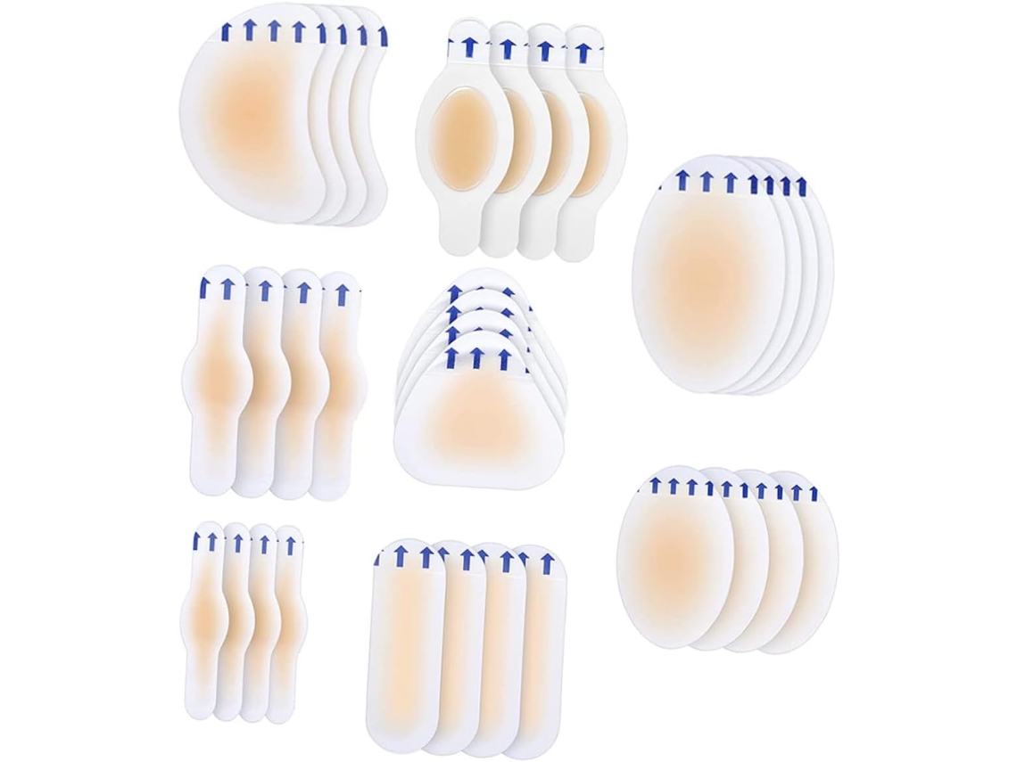 Calcanhares De Gel Invisíveis, 32 Unidades, Adesivos E Resistentes Ao Desgaste, Protegem O Calcanhar E Ajudam A Prevenir