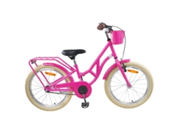 Vidaxl Bicicleta Infantil 24 Polegadas Para 8-12 Anos Rosa Escuro